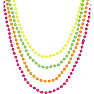 👉 Parel ketting active Parelketting set met 4 neon kleuren 8003558058433