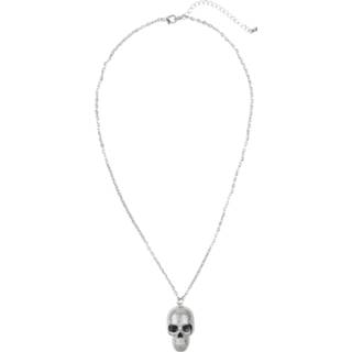 Zilver active Halloween ketting schedel in 8003558035113