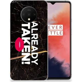 👉 Siliconen hoesje zwart OnePlus 7T met naam Already Taken Black 8720091709263