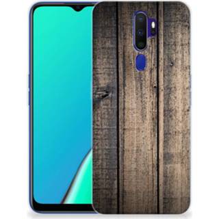 👉 Bumper hoesje OPPO A5 2020 Steigerhout 8720091740228