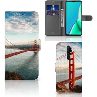👉 Flipcover OPPO A9 (2020) | Flip Cover Golden Gate Bridge 8720091741263