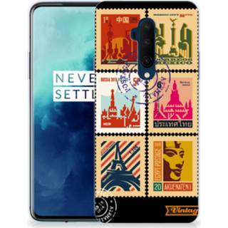 👉 Postzegel siliconen OnePlus 7T Pro Back Cover Postzegels 8720091755048