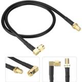 👉 Draagbare radio 1PC SMA Female To Male Coaxial Extend Cable Antenna For Baofeng UV-5R UV-82 UV-9R Plus Walkie Talkie Extension Cord