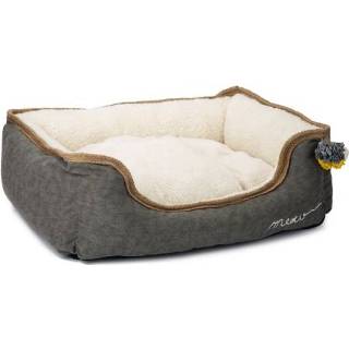 👉 Kattenmandje grijs textiel Designed by Lotte Asa - Kattenmand 50x40x20 cm 8712695175261