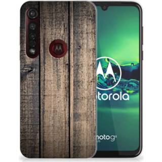 👉 Bumper hoesje Motorola Moto G8 Plus Steigerhout 8720091793736