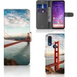 👉 Flipcover Motorola One Vision Flip Cover Golden Gate Bridge 8720091804043