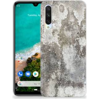 👉 Siliconen hoesje Xiaomi Mi A3 TPU Beton Print 8720091815513