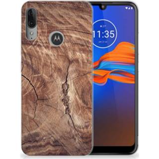 Bumper hoesje Motorola Moto E6 Plus Tree Trunk 8720091823624