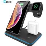 👉 Watch XS 8 15W Fast Qi Wireless Charger Stand For iPhone 11 XR X Samsung S10 S9 10W 3 in 1 Charging Dock Apple 5 4 Airpods