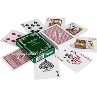 👉 Diamond Plastic Speelkaarten-88*68mm Poker Kaarten Set Speelkaarten Pokerstars Party Game - Green 1 Deck