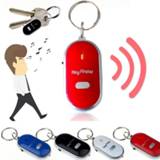 👉 Keychain LED Light Torch Remote Sound Control Lost Key Fob Alarm Locator Whistle Finder Old Age Anti-lost 40MR29