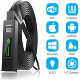 👉 Smartphone 1200P Endoscope Camera Wireless 2.0 MP HD Borescope Rigid Snake Cable for IOS iPhone Android Samsung PC
