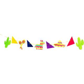 👉 Hoed 1 setRammelaar Alpaca Cactus banner Voor Bruiloft Verjaardag Mexico Hawaii Party Decor Supplies 8720049484020