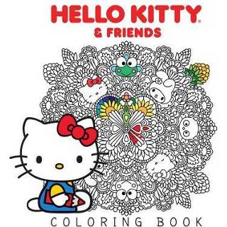 👉 Hello Kitty Friends Coloring Book - Various 9781421592749