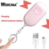 👉 Keychain meisjes vrouwen Self Defense Alarm 120dB Girl Women Security Protect Alert Personal Safety Scream Loud Emergency Charging Alarms