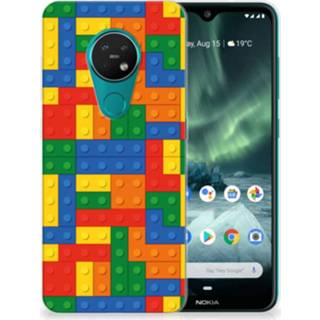 👉 Houten blok Nokia 7.2 | 6.2 TPU bumper Blokken 8720091473904