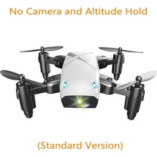 👉 S9HW Mini Drone Met Camera S9 Geen Camera RC Helicopter Opvouwbare Drones Hoogte Houden Quadcopter WiFi FPV Pocket Dron Speelgoed - Wit met camera