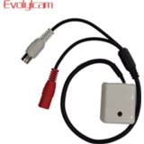 Microphone Evolylcam MINI Audio MIC For Security DVR Camera System Cable CCTV Sound Signal Device Wide Range High Sensitive