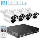 👉 Bewakingscamera BESDER 8CH POE Security Camera System Kit H.265 IP 4MP IR Outdoor Waterproof Home CCTV Video Surveillance NVR P2