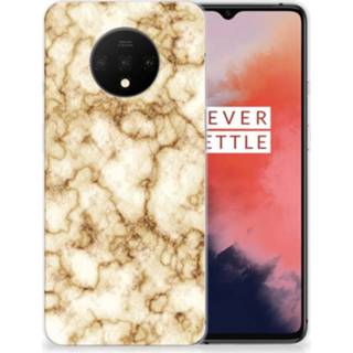 👉 Siliconen hoesje marmer goud OnePlus 7T TPU 8720091507708