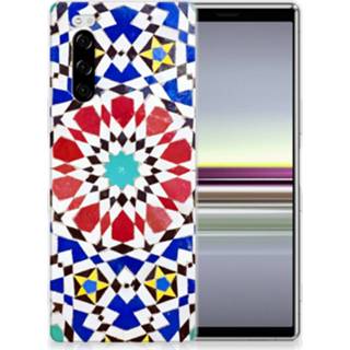 👉 Siliconen hoesje Sony Xperia 5 TPU MozaÃ¯ek 8720091593541