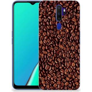 👉 Koffieboon siliconen OPPO A5 2020 Case Koffiebonen 8720091287631