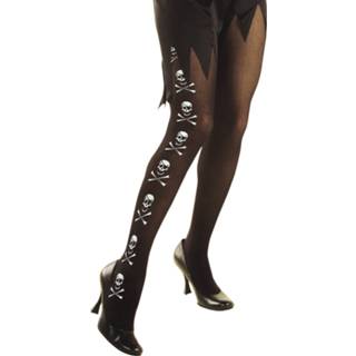 👉 Panty's active zwart Panty met skelet en botten 8003558478606