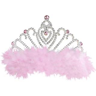 👉 Active roze Tiara met marabou 8003558886616