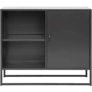 Dressoir zwart metaal Aalborg - 85x100x35 cm Leen Bakker 8714901724959