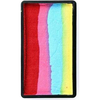 👉 Rood roze geel Mooie splitcake rood-roze-turqoise-geel 28gram