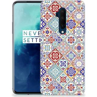 👉 Siliconen hoesje OnePlus 7T Pro TPU Tiles Color 8720091972995