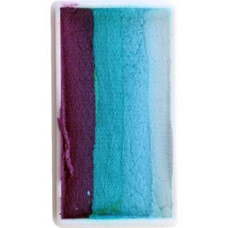 👉 Roze blauw Mooie splitcake donker met tinten 28gram