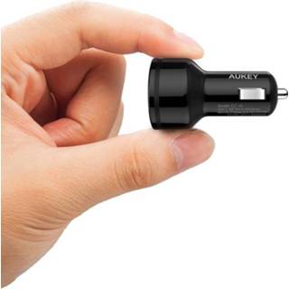 👉 Aukey CC-T8 Dual USB Quick Charge 3.0 Autolader - Zwart