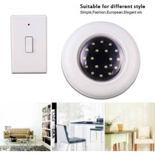 👉 Afstandsbediening witte Plafond Draadloze Ronde LED Lichten Keuken Thuis Lamp 8719898937238