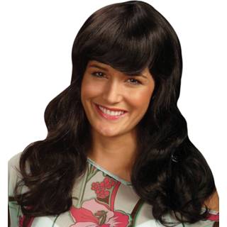 👉 Pruik active zwarte Seventies Sarah 8003558009244