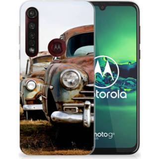 👉 Siliconen hoesje Motorola Moto G8 Plus met foto Vintage Auto 8720091952492