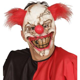 👉 Active Horror clown crimi masker half gezicht 8003558008407