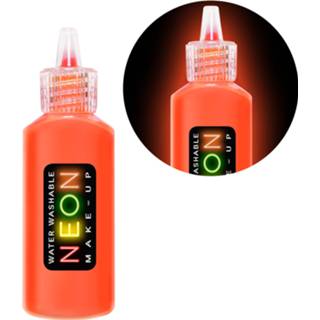 👉 Active oranje Neon glow in the dark make up op waterbasis 8003558500093