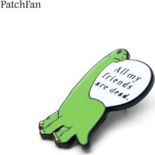 👉 Dinosaurus zink metalen A0653 Patchfan Al Mijn Vrienden Zijn Dode De Saddest pride pins para rugzak kleding medaille badges broches 8720072944270