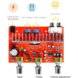 👉 Versterker 12 v TDA7377 Audio Board 40 w + 2.0 Kanaals Stereo Amplificador Voor 3-6 inch Boekenplank Luidspreker DIY D1-003 8720048761702