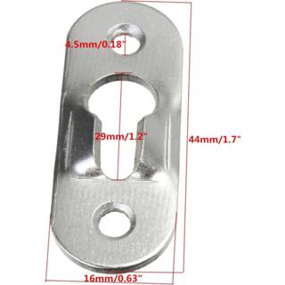 👉 Hanger metalen 20 stks 44mm sleutel gat fasteners foto schilderen 8720072559559