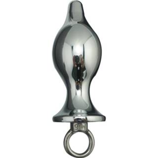 👉 Schoenen kristal metalen zilver RVS 45*116mm big size pull ring Anaal butt plug Booty Sex speelgoed Product 8719899778861