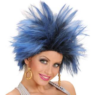 👉 Pruik active blauw Jane fel 8003558008193