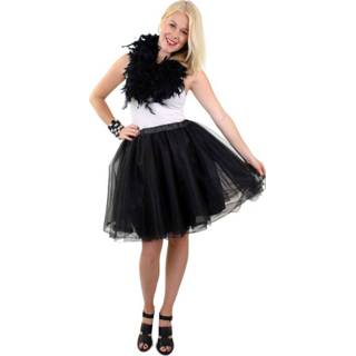 👉 Petticoat zwart vrouwen rok deluxe dames