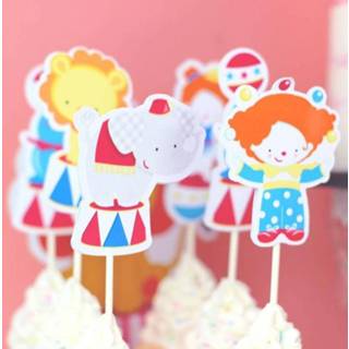 👉 Cupcake kinderen Circus Party Toppers Verjaardagsfeestje Decoraties Feestartikelen Kids 8720034613992