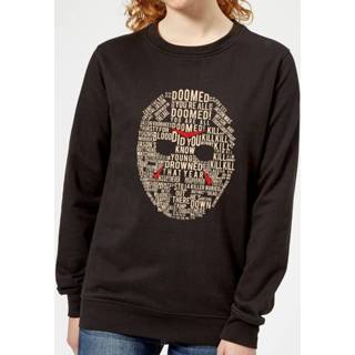 👉 Sweatshirt zwart 5XL vrouwen Friday the 13th Mask Women's - Black