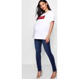 👉 Spijkerbroek vrouwen dark blue Maternity Over The Bump Skinny Leg Jean