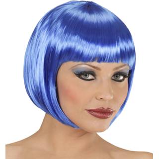 👉 Pruik active vrouwen blauwe boblijn pruiken voor stoere dames 8003558018079