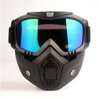 👉 Motorfiet duidelijk Harley bril Ski masker Winddicht Motorfiets Cross country Outdoor sport UV400 Anti Fog Unisex Snowboard Sneeuw Eyewear - 8720047962230