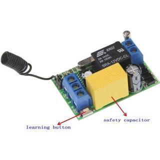 👉 Mini AC 220 v 1CH 1CH 10A Draadloze Afstandsbediening LED Licht Schakelaar Relais Ontvanger, 315/433 MHz - 433 MHz